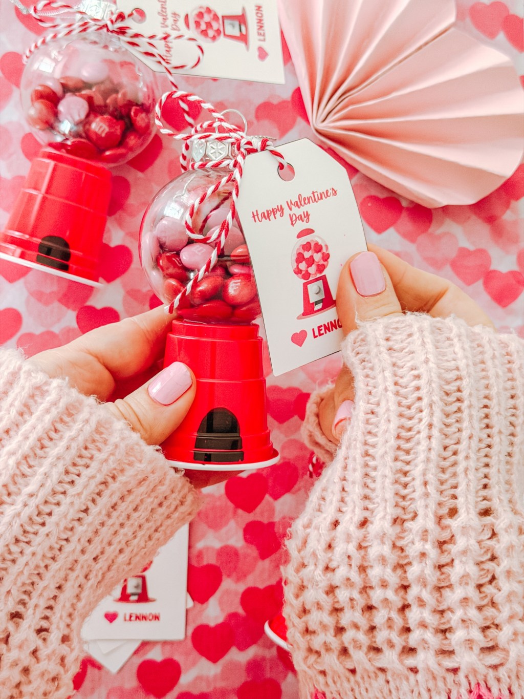 DIY Gumball Machine Class&nbsp;Valentines